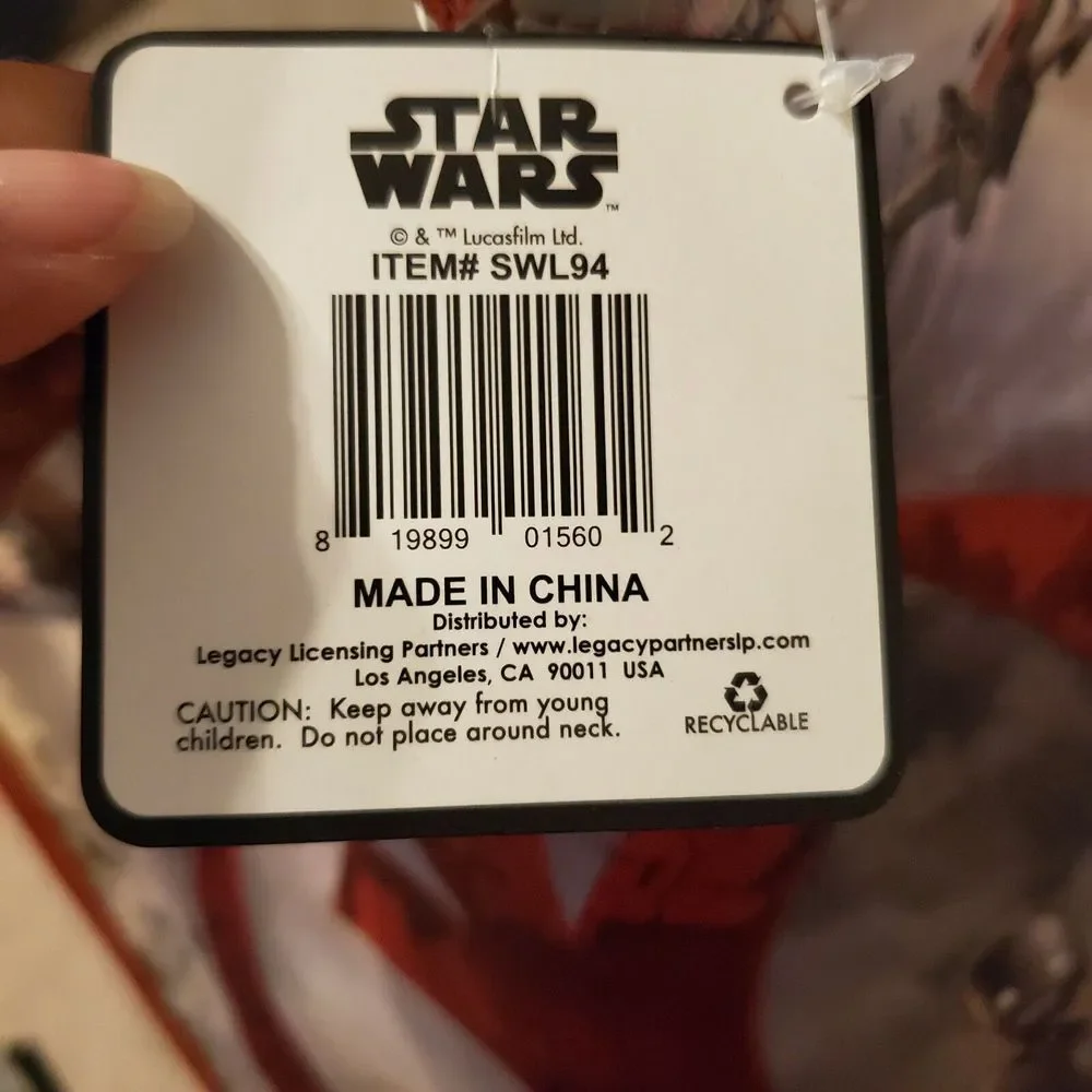 Star Wars‎ Resistance Reusable Tote Bag Halloween Candy Bag Shopper Tote